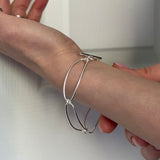 [925silver] Connecting link bracelet