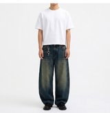 Men's Cotton Short Sleeve Real Crop Tee White