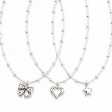 Perl charm necklace