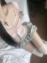 ハッケンリボンレーストップ (light pink)
