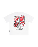 DCxRS ストーンズメイトレギュラーTシャツ ホワイト