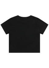 ウェーブ レタリング ハーフ T シャツ
