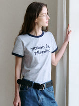 MAISON DE ROLA RINGER T-SHIRT GY+NV