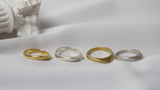 K RING (MATT-18K GOLD PLATING)