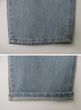 MI Washed Denim Wide Pants (2color)