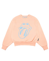 DC x The Rolling Stones Big Logo Printed Sweatshirt Orange