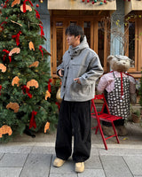 Cozy Golden One-Tuck Pants