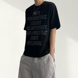 Urban Lettering Crop Short Sleeve T-shirt 