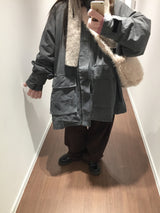 エッセンシャルフリースワイドパンツ (3color)