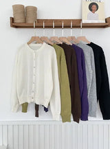 Moz Round Knit Cardigan