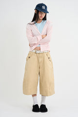 Ocean Pintuck Bermuda Pants