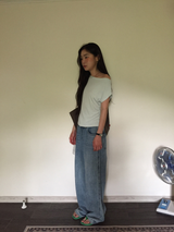 With Back Pocket Denim (1color)