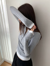 Base Spandex Round Long Sleeve T-Shirt
