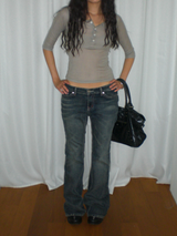 Devon low boots cut jeans