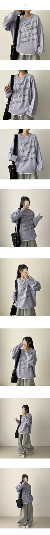 Lohr Lettering Round Knit