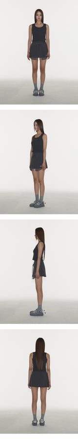 JOY SLEEVELESS IN DARK GREY