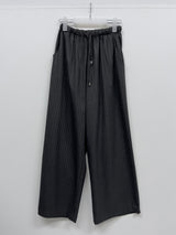 Striped Banding Wide Slacks