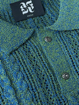ASCLO ミックスカラーアンティーク半袖ニット(3color)