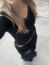 26SS★ [MADE] Kirin am Lettering String Wide Training Pants