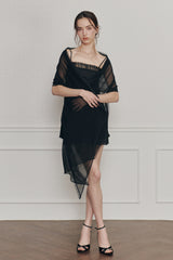 DREAMY SCARF black