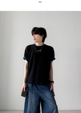 Crop Layered Half Sleeve
