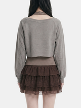 Mirielle Stripe Graphic Sweatshirt Set