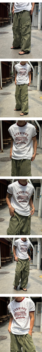 [Unisex] デザートベルトウォッシングカーゴパンツ(3color)