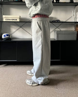 ST チェックトランクスウェットパンツ