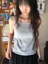 Afili Dot Lace Sleeveless