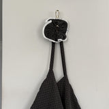scrunchie corduroy dot_black