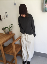 ホップボタンバルーンフィットコットンパンツ（3c）