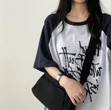 リミンボクシーフィットカラーラグラン半袖Tシャツ