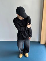 Module ベーシックワッフル Uniqlo ロングスリーブ 4C