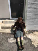 シアーデニムティアードスカート