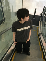 Grapher damage short-sleeved T-shirt 3C