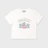 プレッピーケーキクロップTシャツ