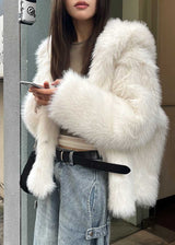 HOLIDAY HOOD FUR JACKET
