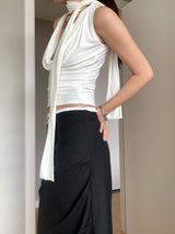 Blissing Scarf Sleeveless T-shirt