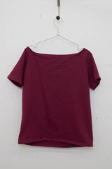 520 オフショルダーTシャツ (ピンク)