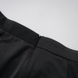 Frill Strap Asymmetric Skirt 232469355