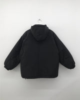 マットスナップフーディドパッディドジャケット (2 Colors)