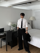 Glass Easy Classic Daily Semi-Overfit Shirt