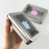 House Silver Mini Tin Case(Pink)