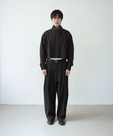 [DOJINOI] DRAFT CROP WINDBREAKER BLACK