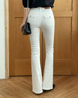 Return Back Pocket Stretch Bootcut Pants