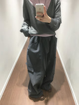 サンデーVネックニット (4color)