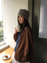 Grunge Weaving Beanie (2color)