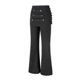 Livia Layered Skirt Flare Pants