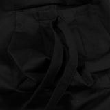 strap elastic pants_black