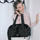 Dot button bag_black